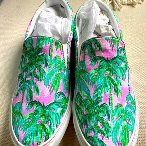Lilly Pulitzer, Julie Sneaker, Pink Blossom, Size 6.5